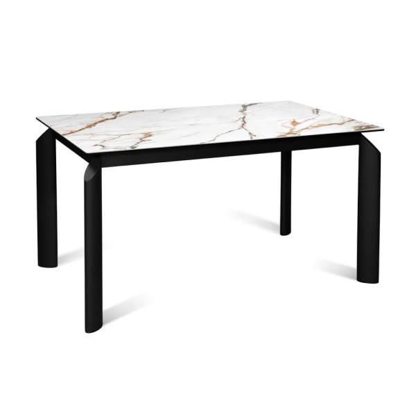 Стол TOSCANA 140 (TOSCANA 140 GOLD CER, BK)